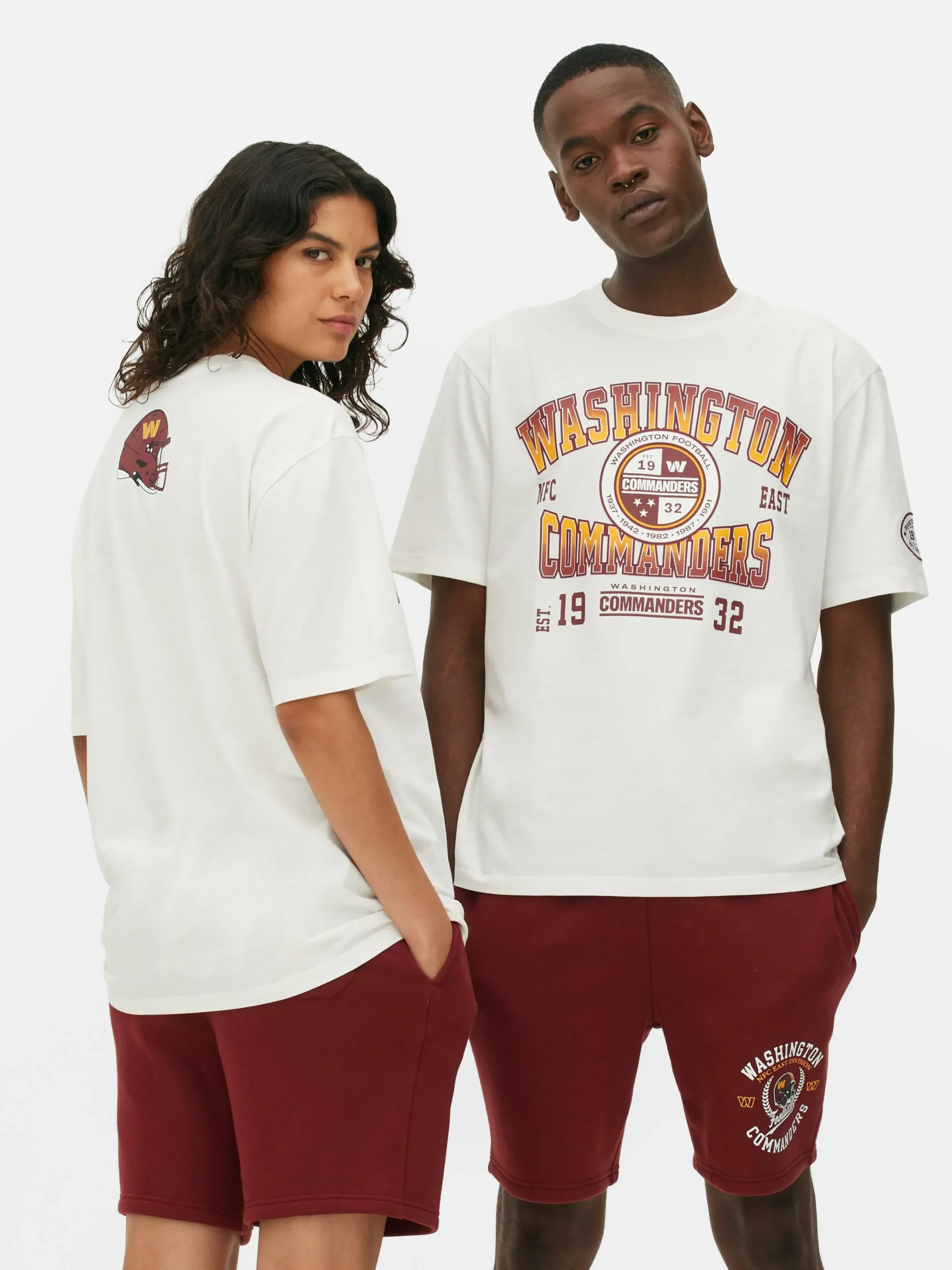 NFL Washington Commanders T-Shirt|Primark New