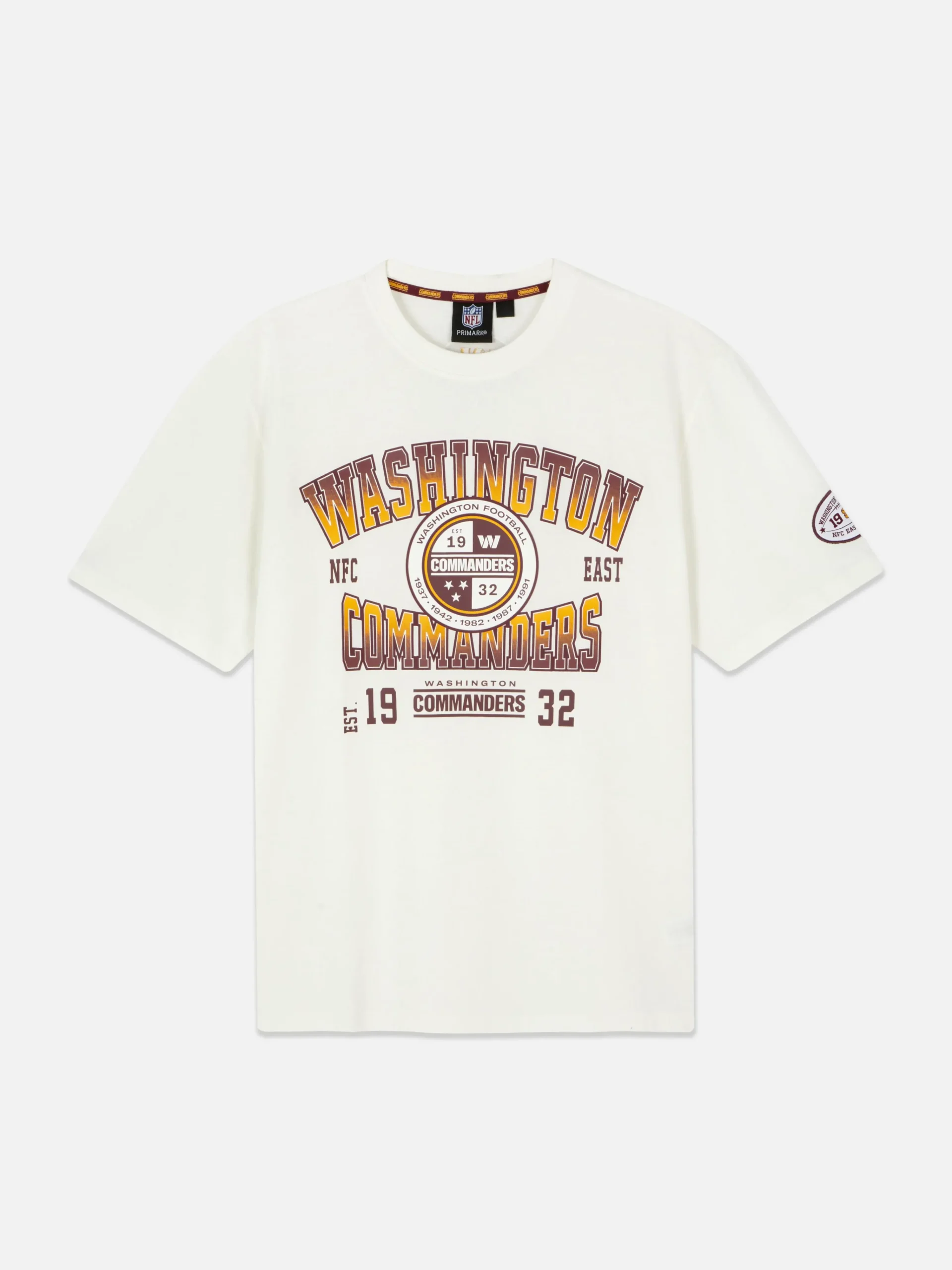 NFL Washington Commanders T-Shirt|Primark New
