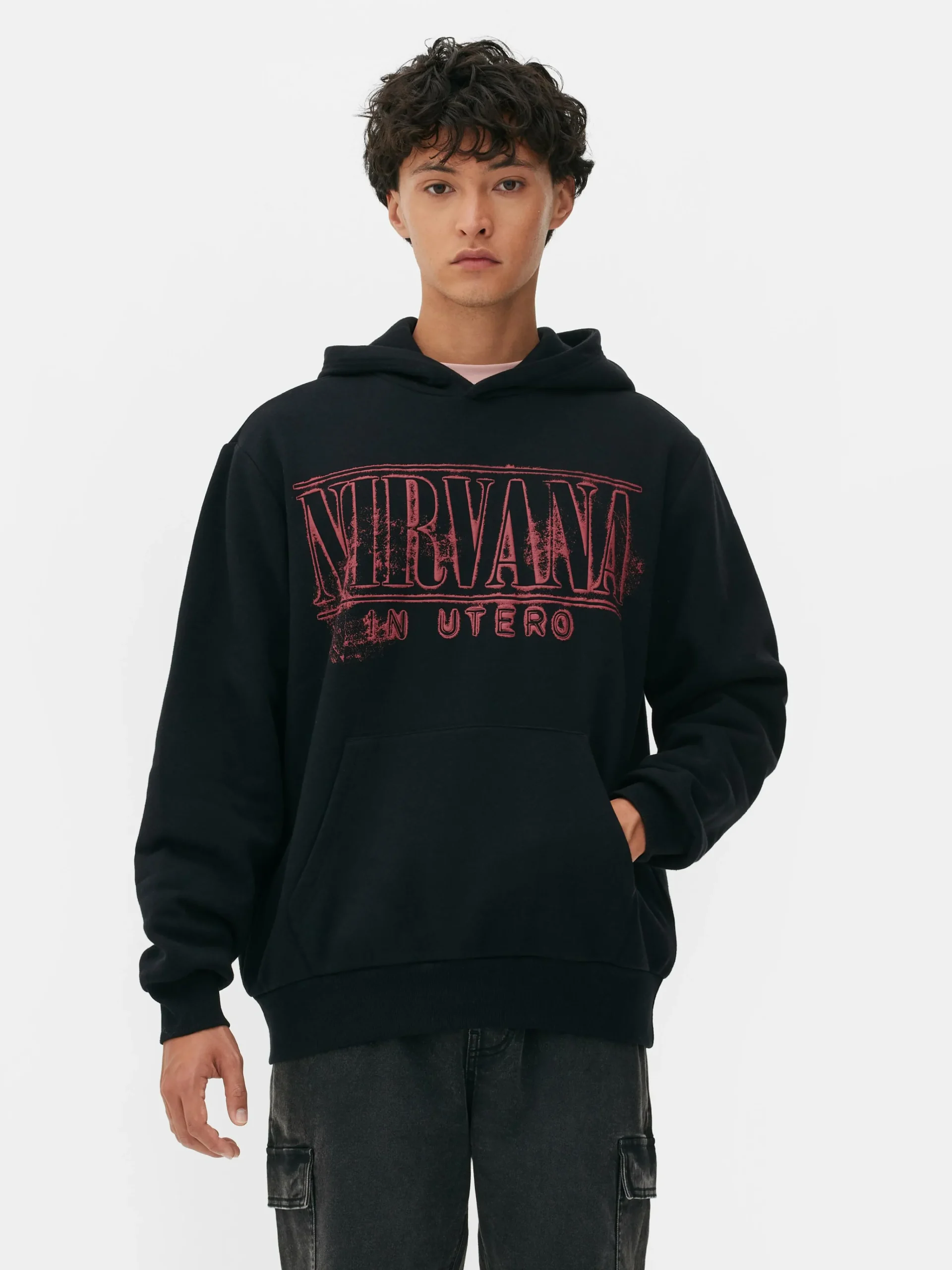 Nirvana Album Art Hoodie|Primark