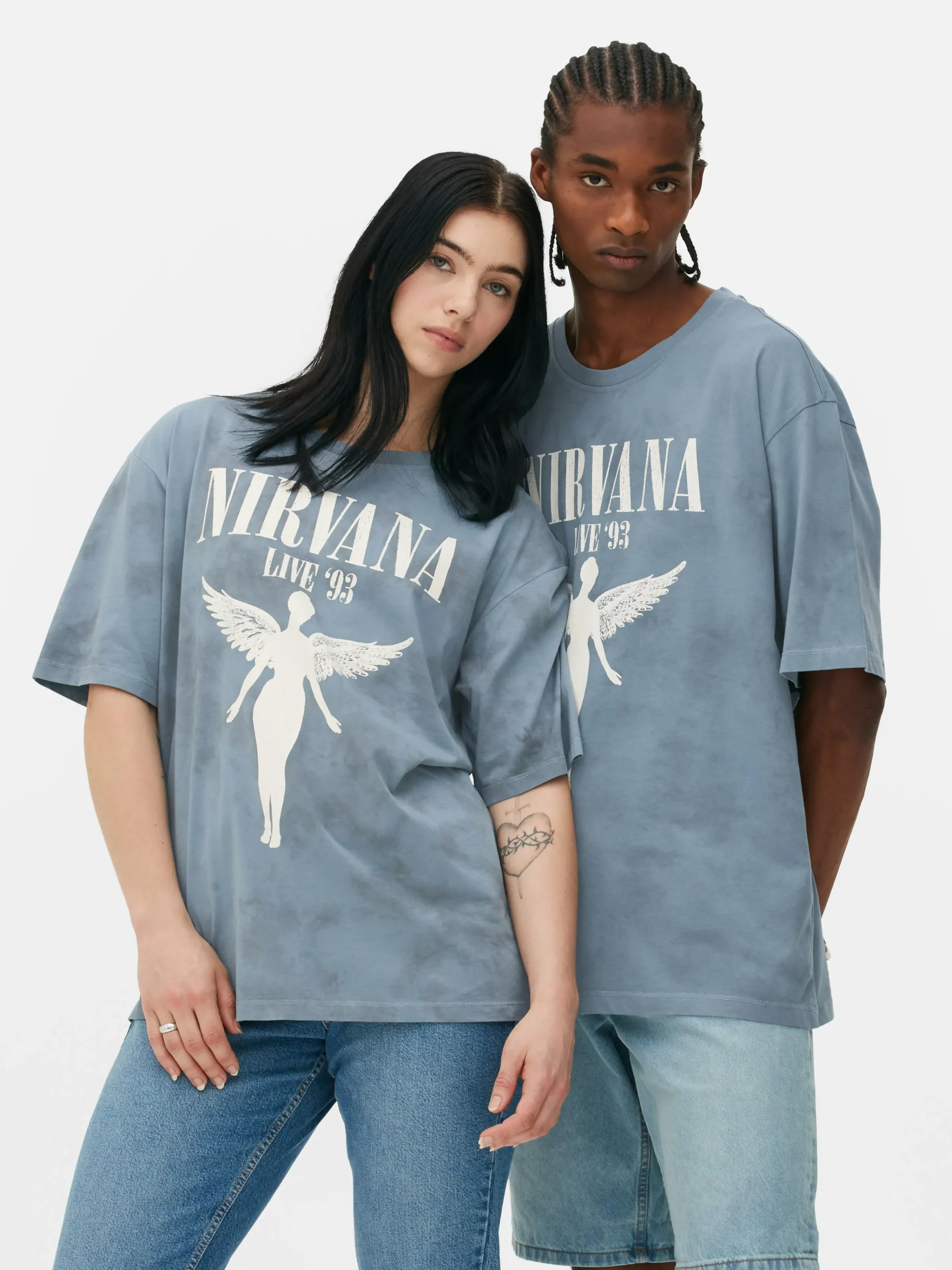 Nirvana Tie Dye Graphic T-Shirt|Primark