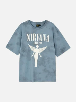 Nirvana Tie Dye Graphic T-Shirt|Primark