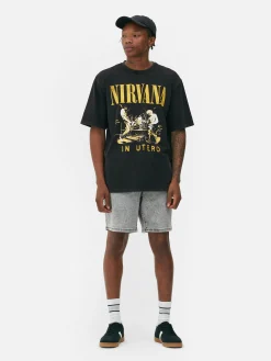 Nirvana Washed Effect T-Shirt|Primark Hot