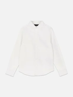 Older Boy Long Sleeve Oxford Shirt|Primark Sale