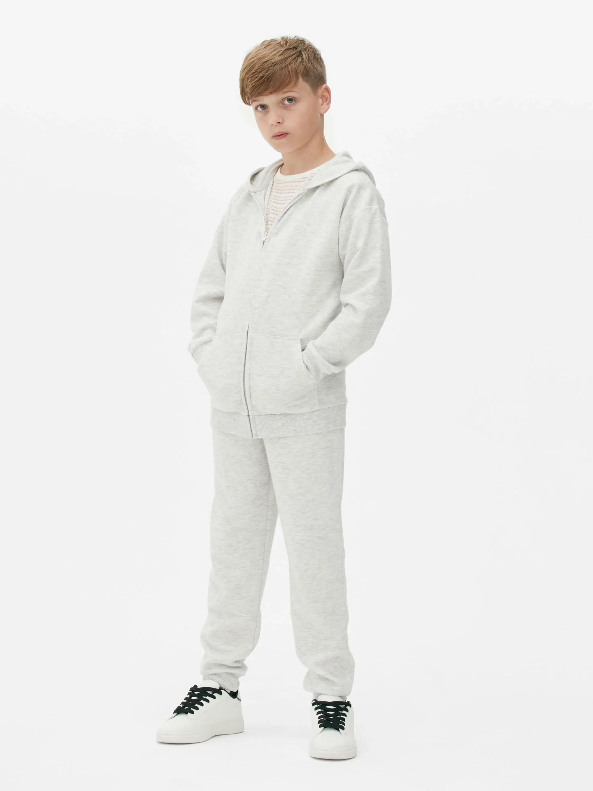 Older Boy Textured Zip Hoodie|Primark Discount