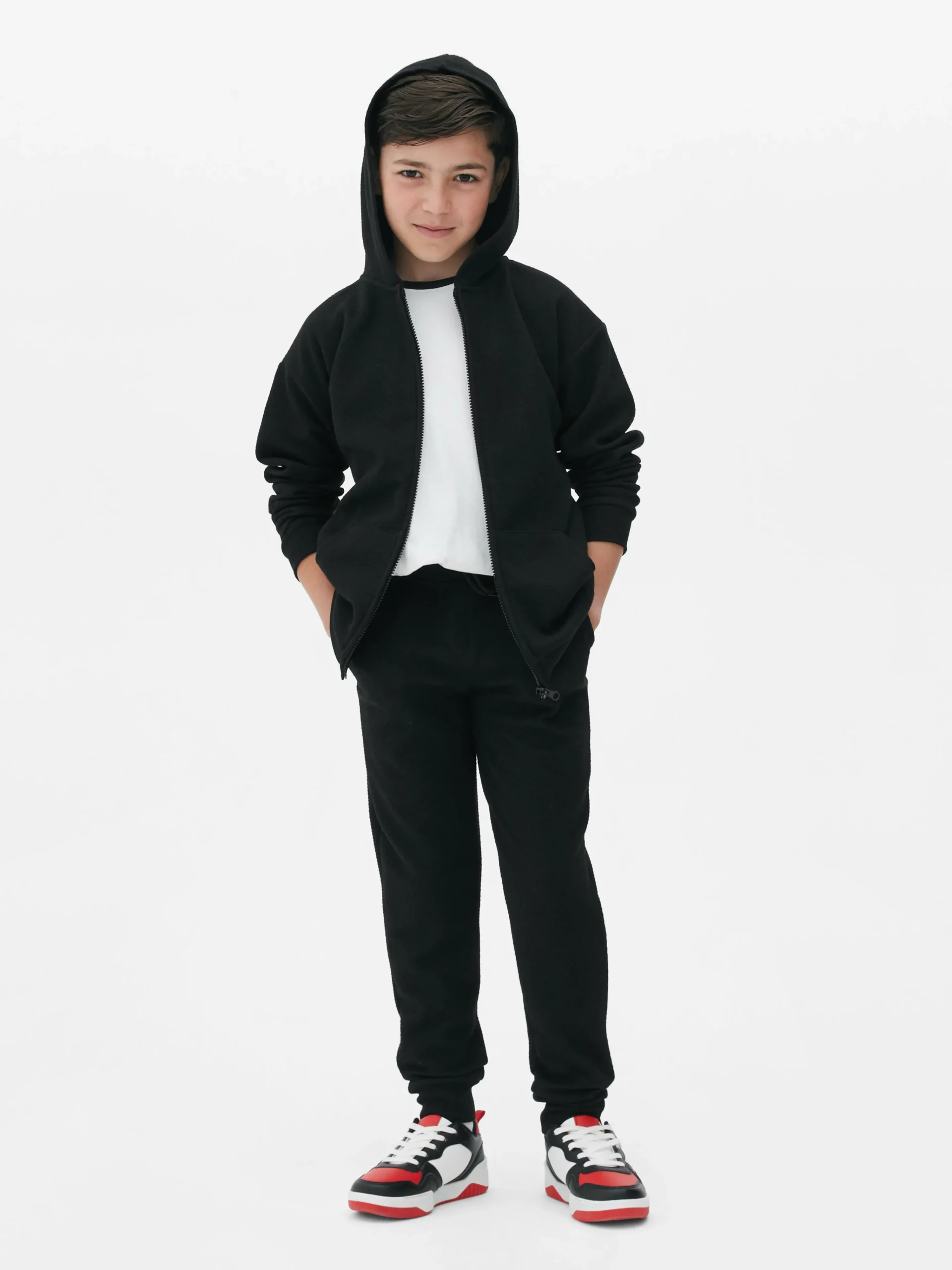 Older Boy Textured Zip Hoodie|Primark