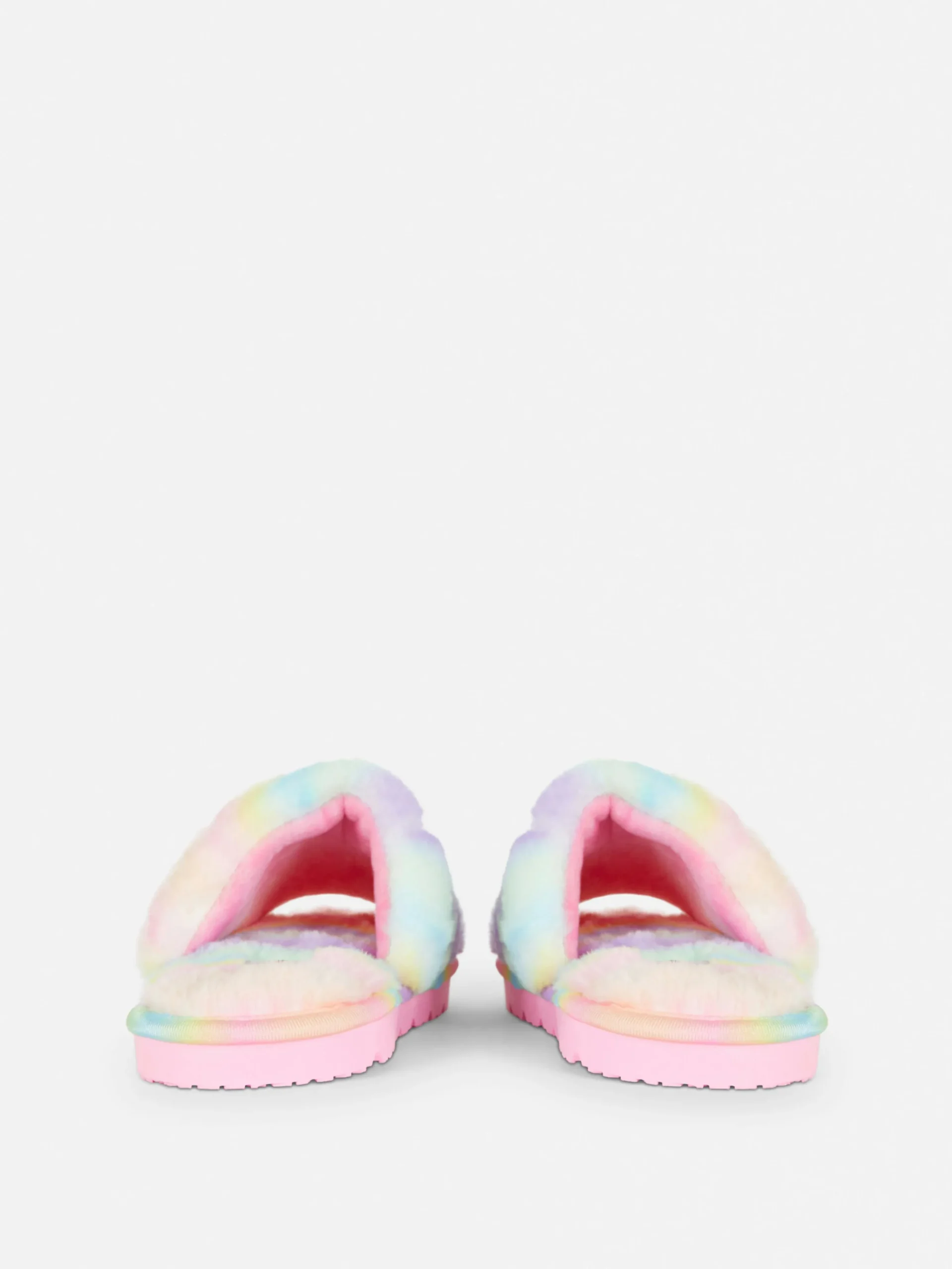 Ombré Faux Fur Slippers|Primark New