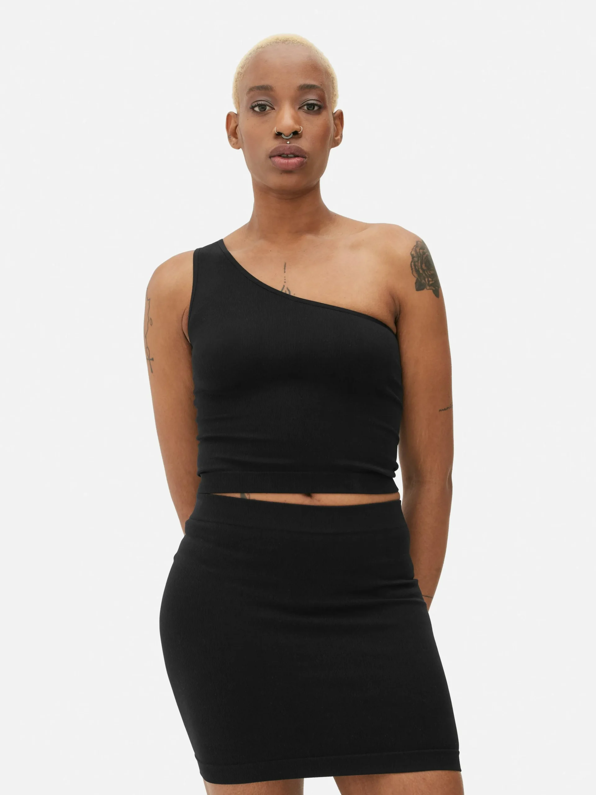 One Shoulder Crop Top|Primark Hot
