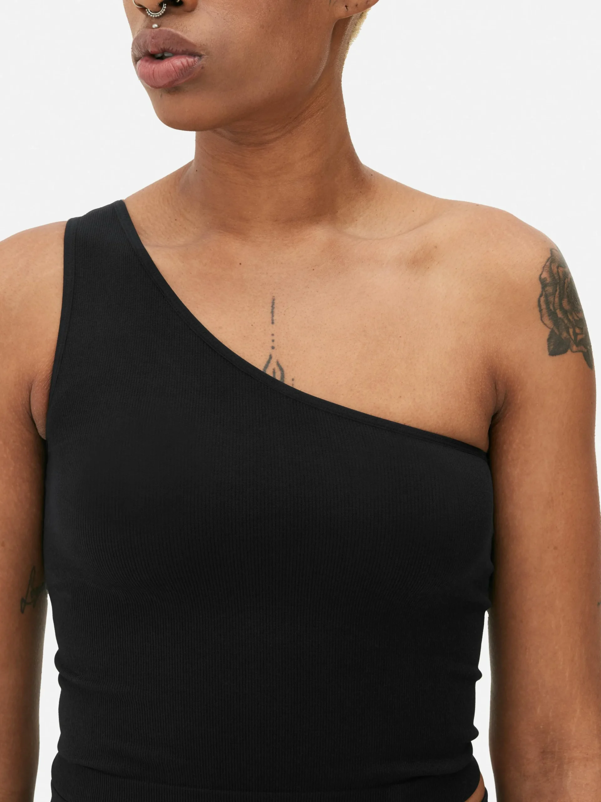 One Shoulder Crop Top|Primark Hot