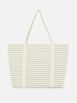 Oversized Canvas Shopper|Primark