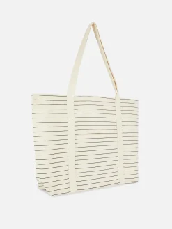 Oversized Canvas Shopper|Primark