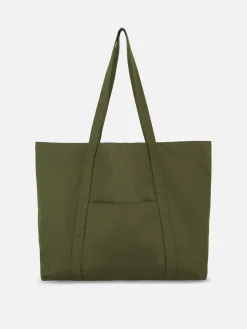 Oversized Canvas Shopper|Primark Online