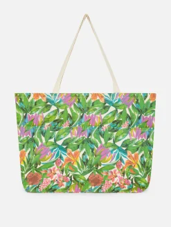 Oversized Floral Shopper|Primark Outlet