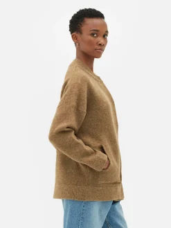 Oversized Knit Bomber Jacket|Primark Discount