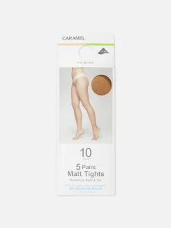 5-Pack 10 Denier Matte Tights|Primark Hot