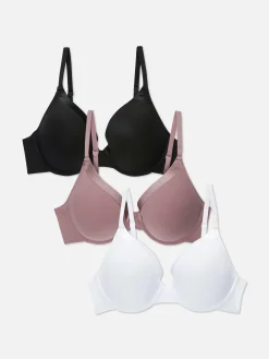 3-Pack A-DD Full Cup T-Shirt Bras|Primark New