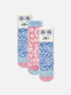 2-Pack Animal Spot Cozy Socks|Primark
