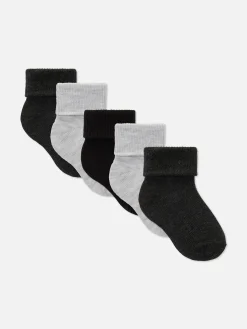 5-Pack Ankle Socks|Primark Clearance