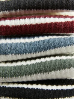 5-Pack Ankle Stripe Sports Socks|Primark New