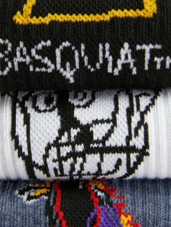3-Pack Basquiat Crew Socks|Primark Online