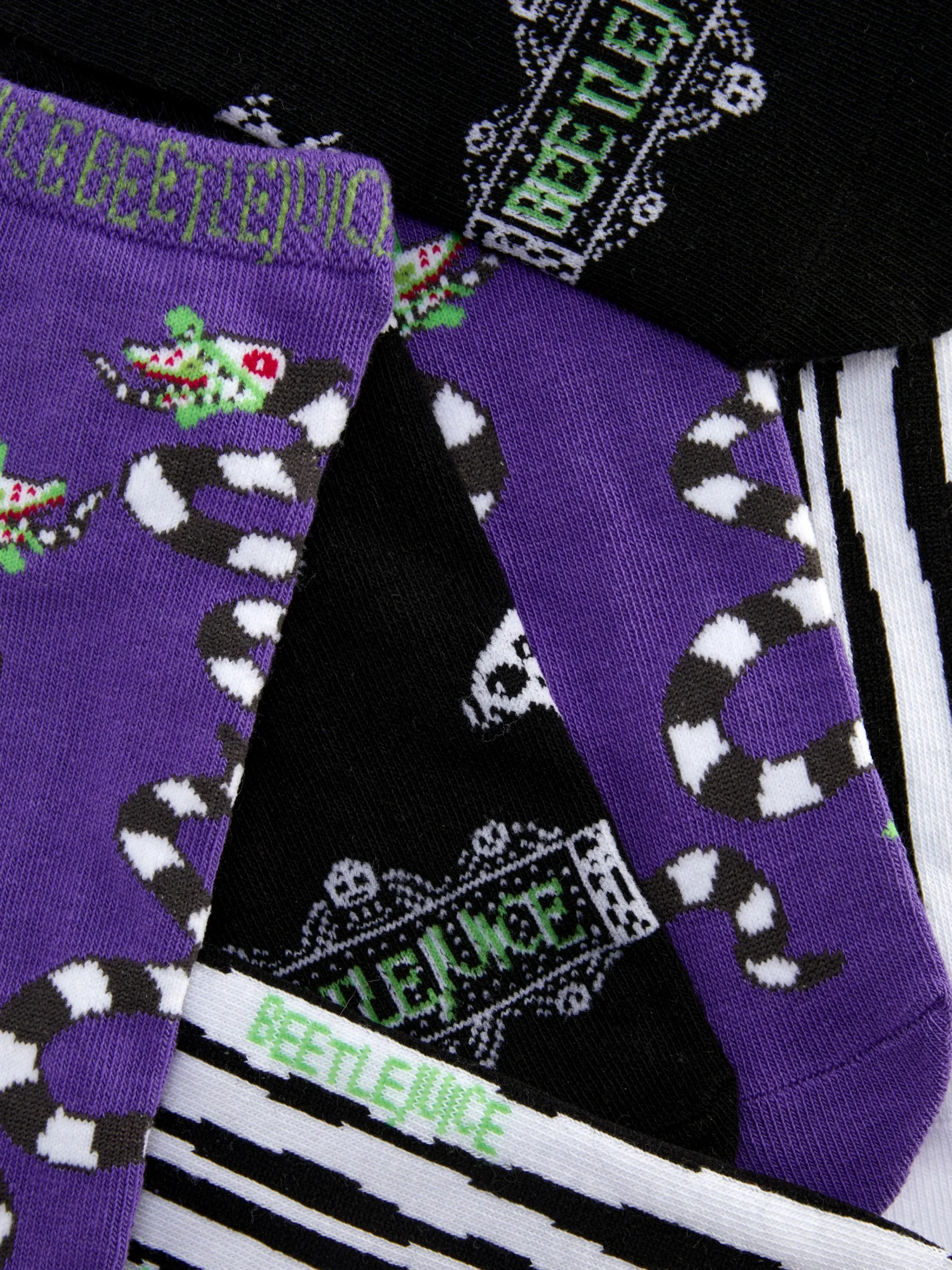 3-Pack Beetlejuice Trainer Socks|Primark Hot