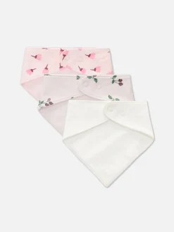 3-Pack Berry Graphic Bandana Bibs|Primark Best