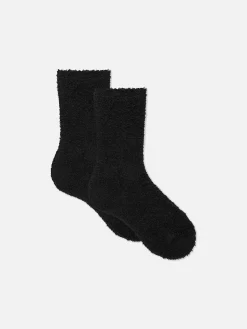 2-Pack Bouclé Crew Socks|Primark New