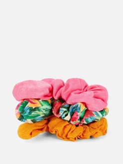 3-Pack Bow Hair Scrunchies|Primark