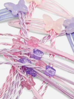 4-Pack Butterfly Braid Snap Hair Clips|Primark Clearance