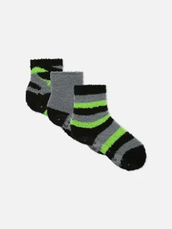 3-Pack Camo/Striped Ankle Socks|Primark Discount