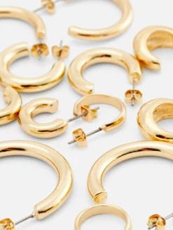 6-Pack Chunky Hoop Earrings|Primark Hot