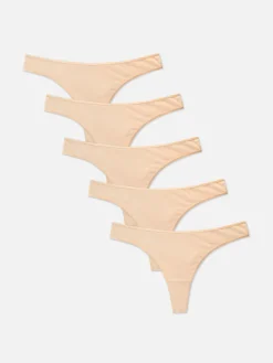 5-Pack Classic Thongs|Primark Discount