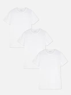 3-Pack Crew Neck Base T-Shirts|Primark Sale