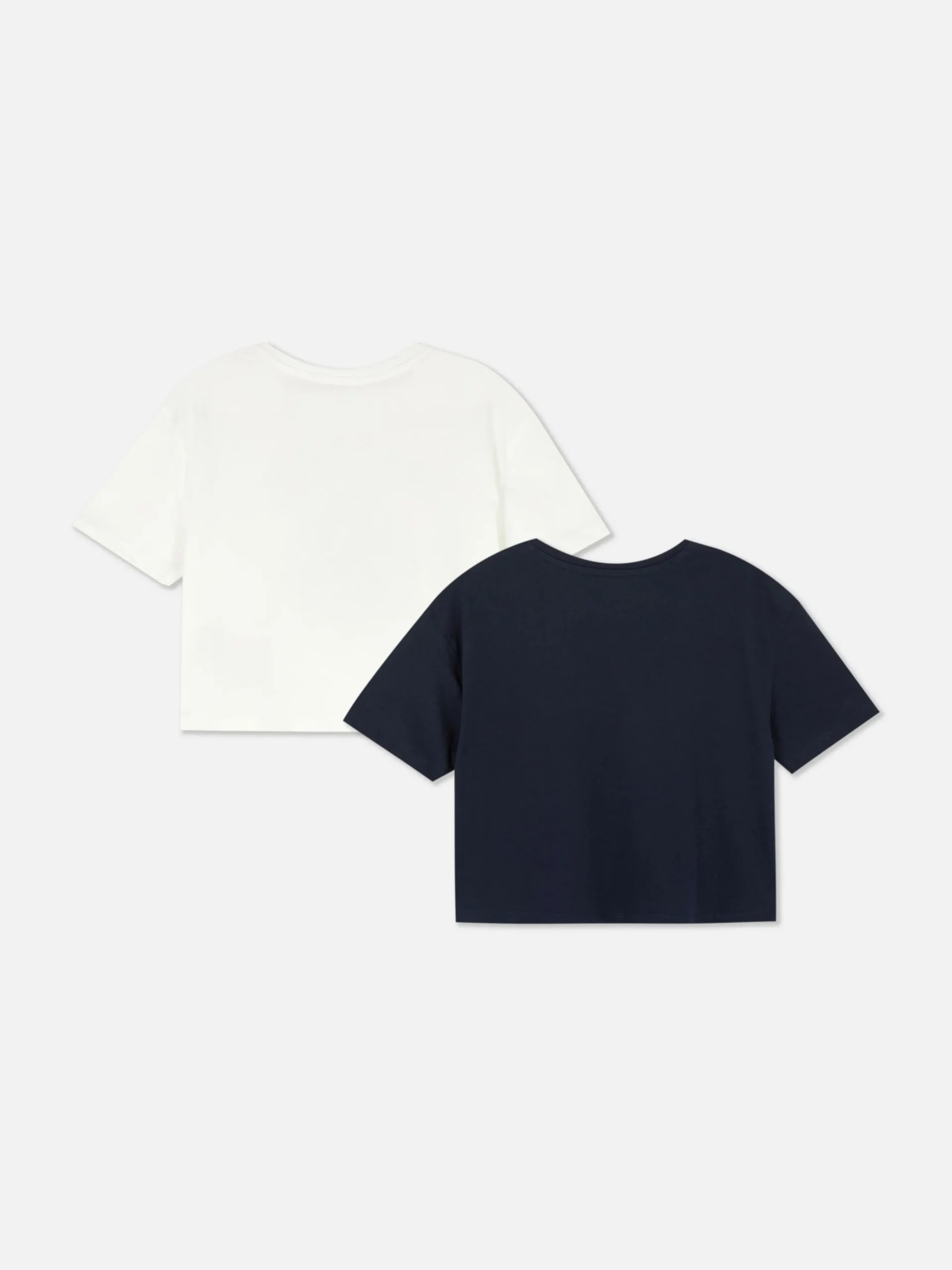 2-Pack Cropped T-shirts|Primark Sale