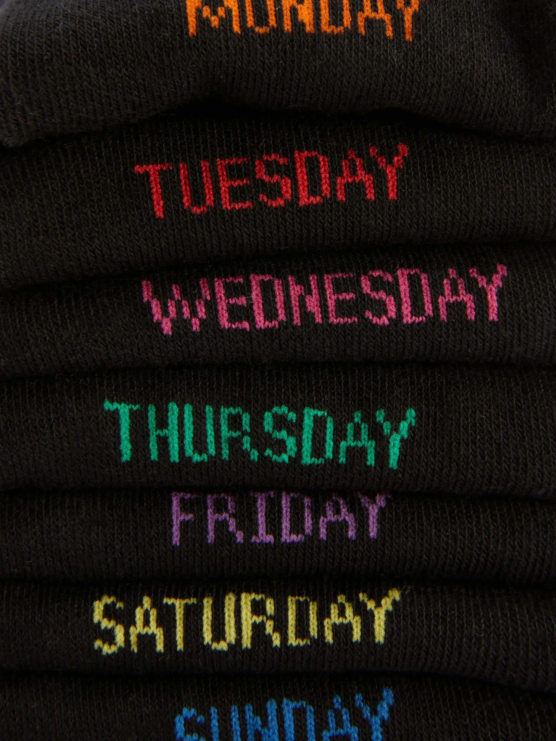 7-Pack Day Of The Week Socks|Primark Hot