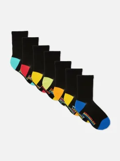 7-Pack Days Of The Week Ankle Socks|Primark Hot