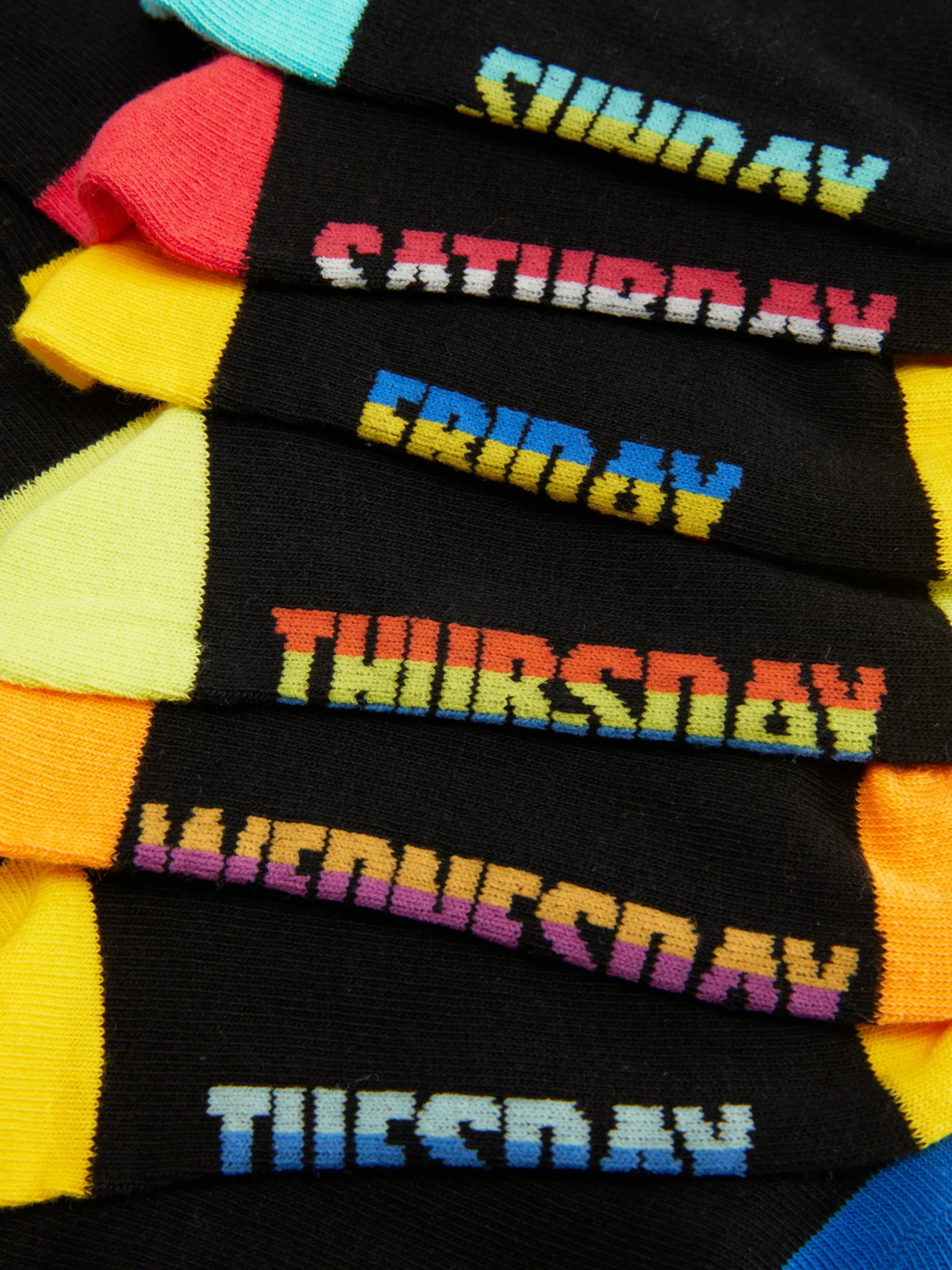 7-Pack Days Of The Week Ankle Socks|Primark Hot