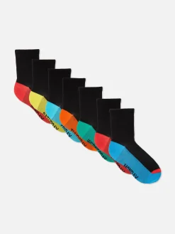 7-Pack Days Of The Week Ankle Socks|Primark Hot