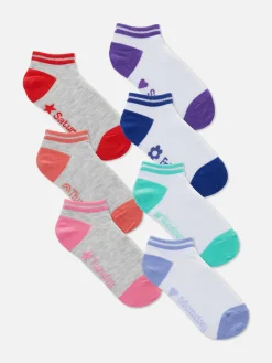 7-Pack Days Of The Week Ankle Socks|Primark Outlet