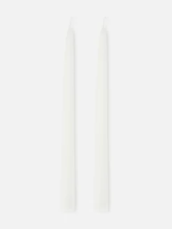2-Pack Dinner Candles|Primark