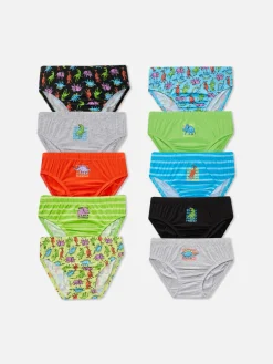 10-Pack Dinosaur Days Of The Week Briefs|Primark Sale
