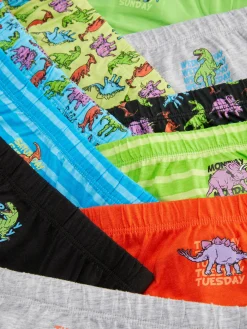10-Pack Dinosaur Days Of The Week Briefs|Primark Sale