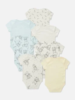 7-Pack Disney’s Dumbo Short Sleeve Bodysuits|Primark