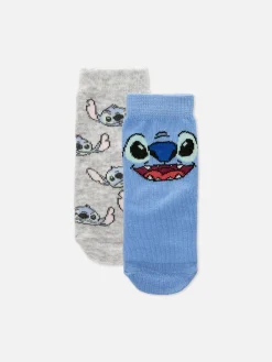 2-Pack Disney's Lilo And Stitch Socks|Primark New