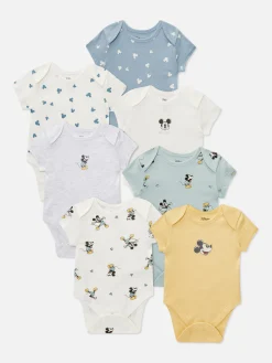 7-Pack Disney’s Mickey Mouse Bodysuits|Primark Online