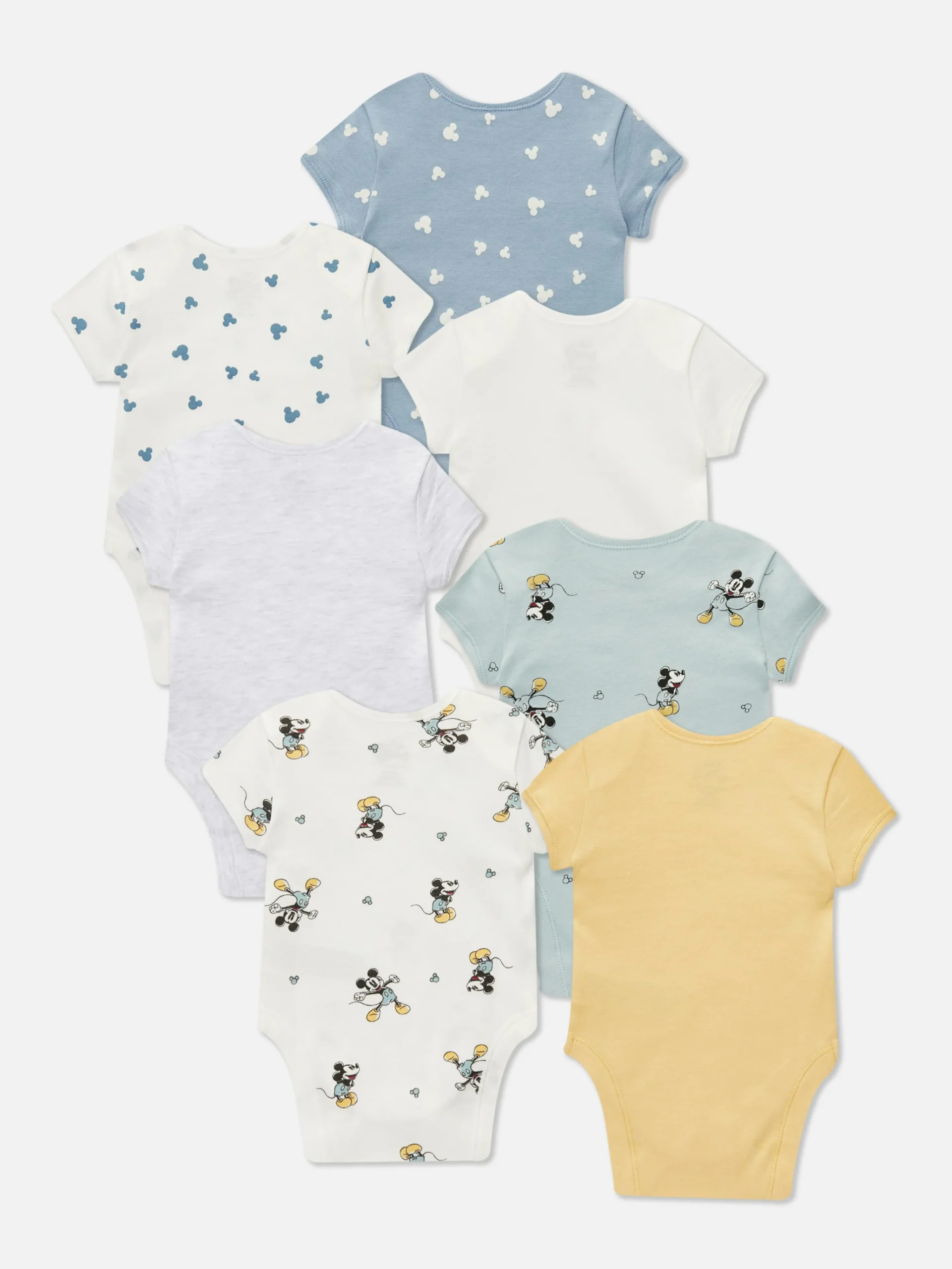 7-Pack Disney’s Mickey Mouse Bodysuits|Primark Online