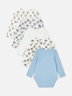 5-Pack Disney’s Mickey Mouse And Friends Bodysuits|Primark Discount