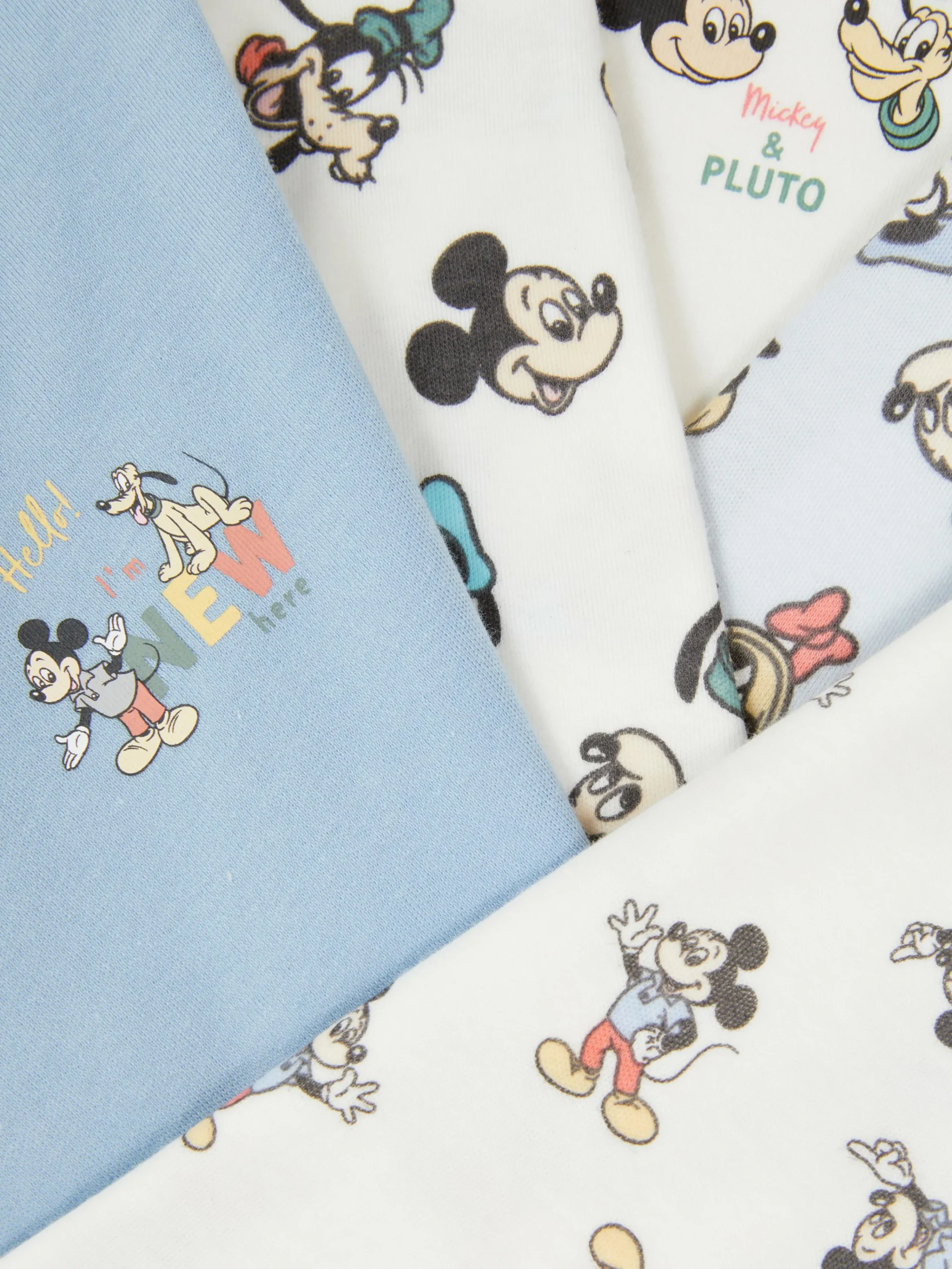 5-Pack Disney’s Mickey Mouse And Friends Bodysuits|Primark Discount