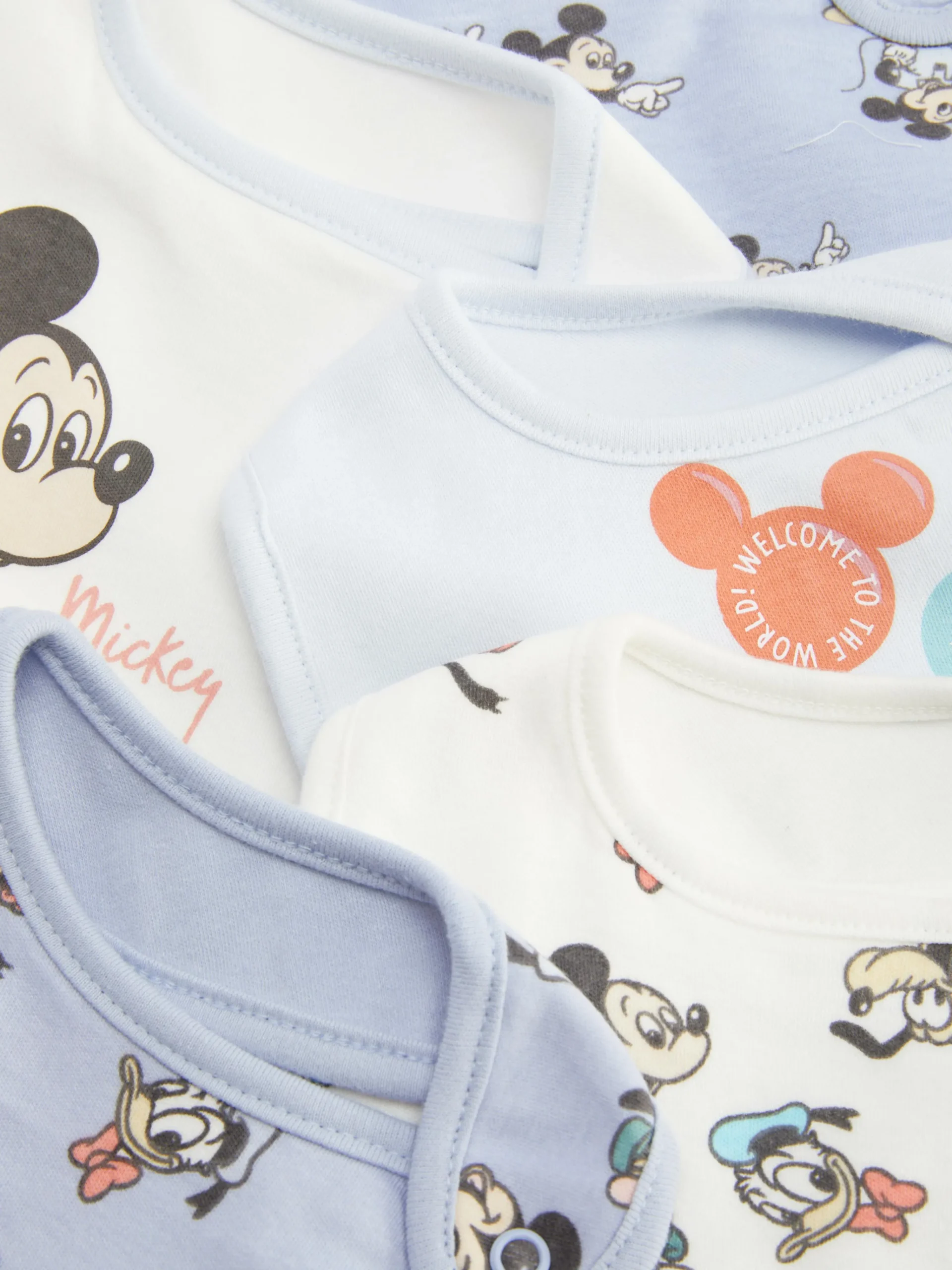 5-Pack Disney’s Mickey Mouse And Friends Bibs|Primark