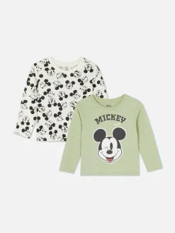 2-Pack Disney’s Mickey Mouse Long Sleeve T-shirts|Primark Outlet