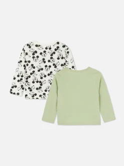 2-Pack Disney’s Mickey Mouse Long Sleeve T-shirts|Primark Outlet